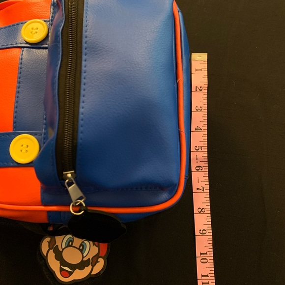 NEW Super Mario Bros Red and Blue Mini-Backpack - Picture 3 of 9